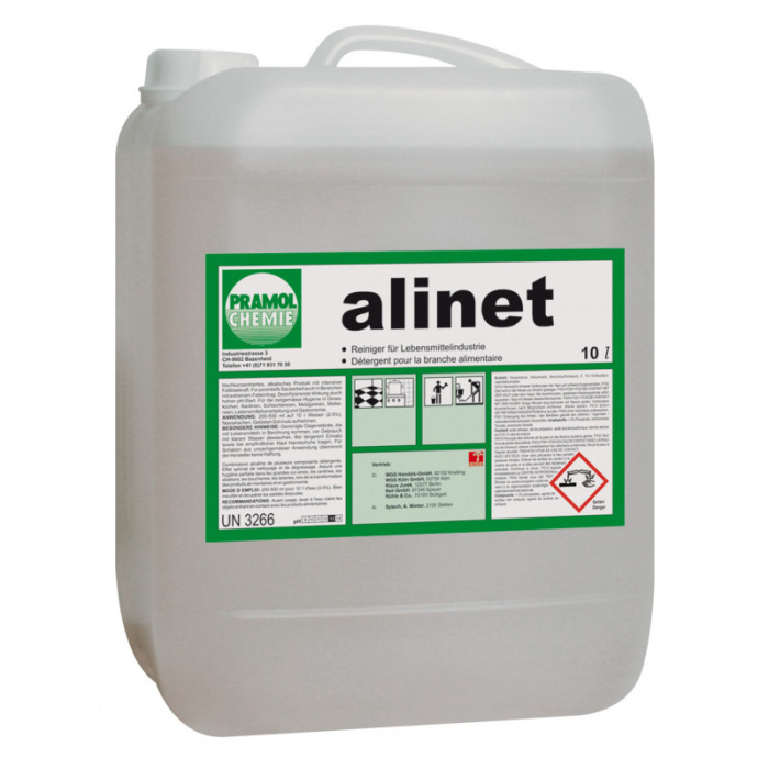 ALINET, щелочной очиститель для предприятий общественного питания, Pramol